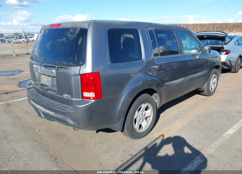 2013 HONDA PILOT VIN: 5FNYF4H23DB052406