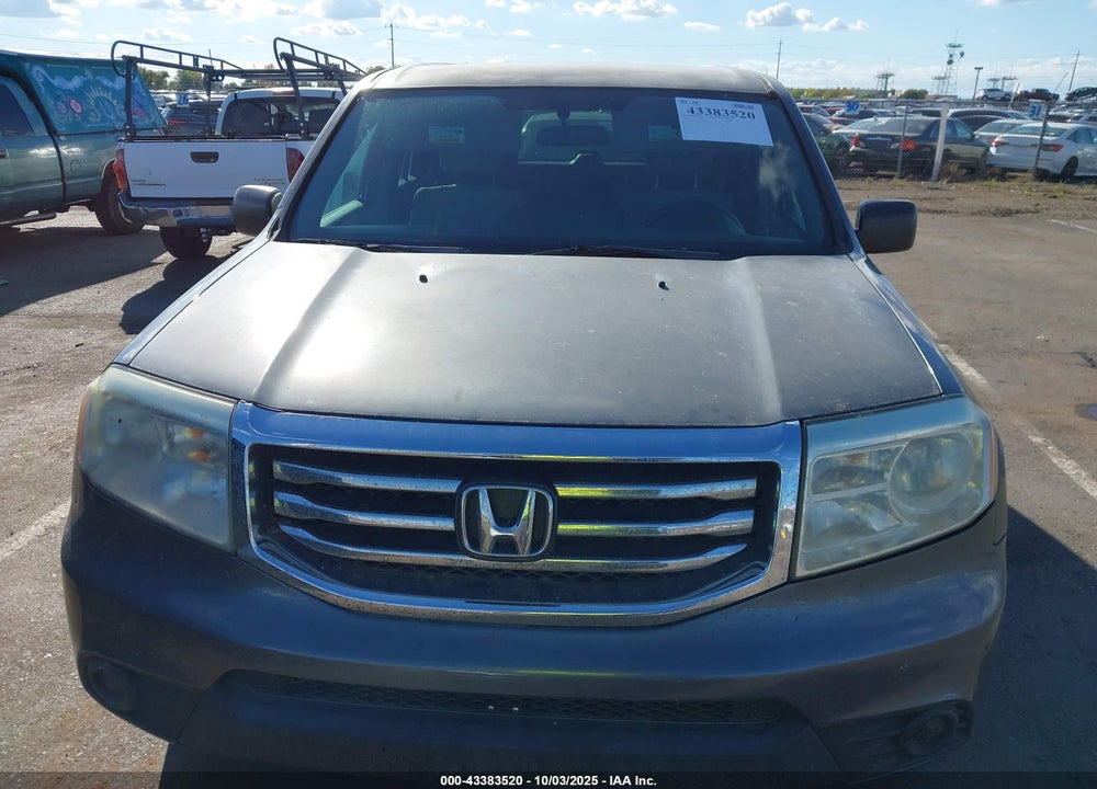2013 HONDA PILOT VIN: 5FNYF4H23DB052406