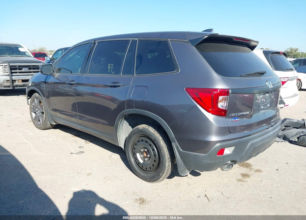 2021 HONDA PASSPORT 2WD EX-L VIN: 5FNYF7H52MB001975