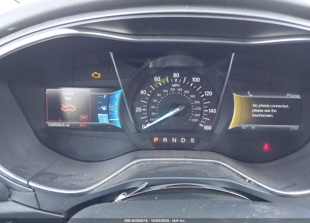 2014 FORD FUSION VIN: 3FA6P0K9XER243734