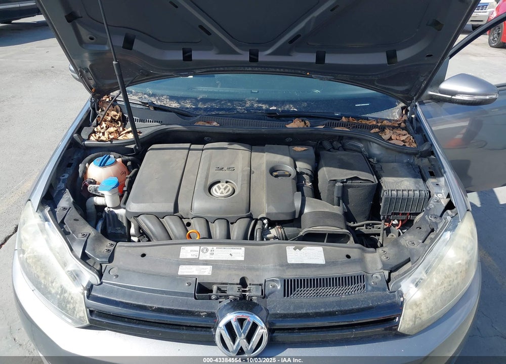 2012 VOLKSWAGEN GOLF 2.5L 4-DOOR VIN: WVWDB7AJ8CW242449