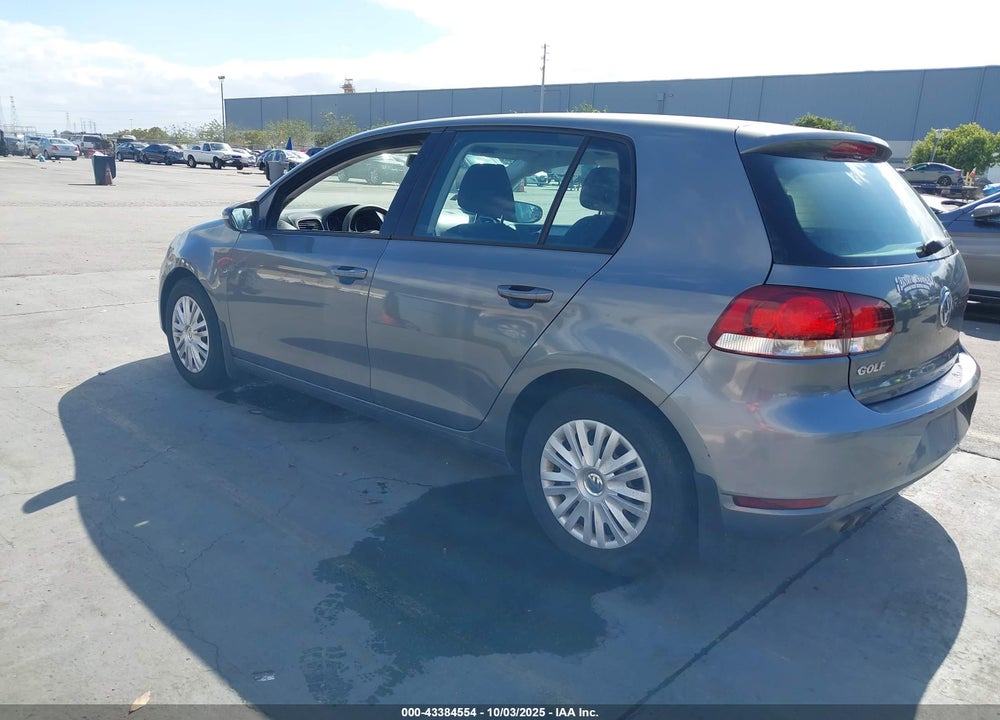 2012 VOLKSWAGEN GOLF 2.5L 4-DOOR VIN: WVWDB7AJ8CW242449