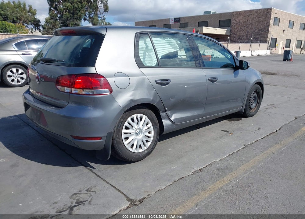 2012 VOLKSWAGEN GOLF 2.5L 4-DOOR VIN: WVWDB7AJ8CW242449