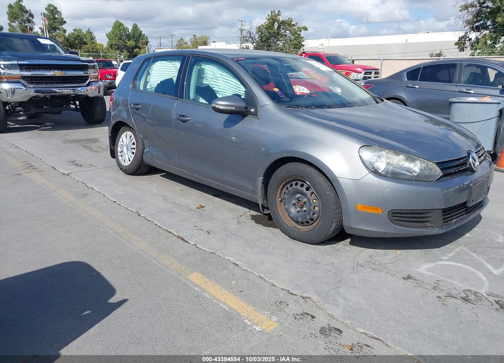 2012 VOLKSWAGEN GOLF 2.5L 4-DOOR VIN: WVWDB7AJ8CW242449