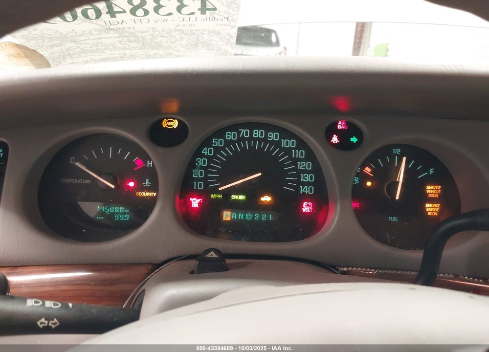 2002 BUICK LESABRE CUSTOM VIN: 1G4HP54K824216869