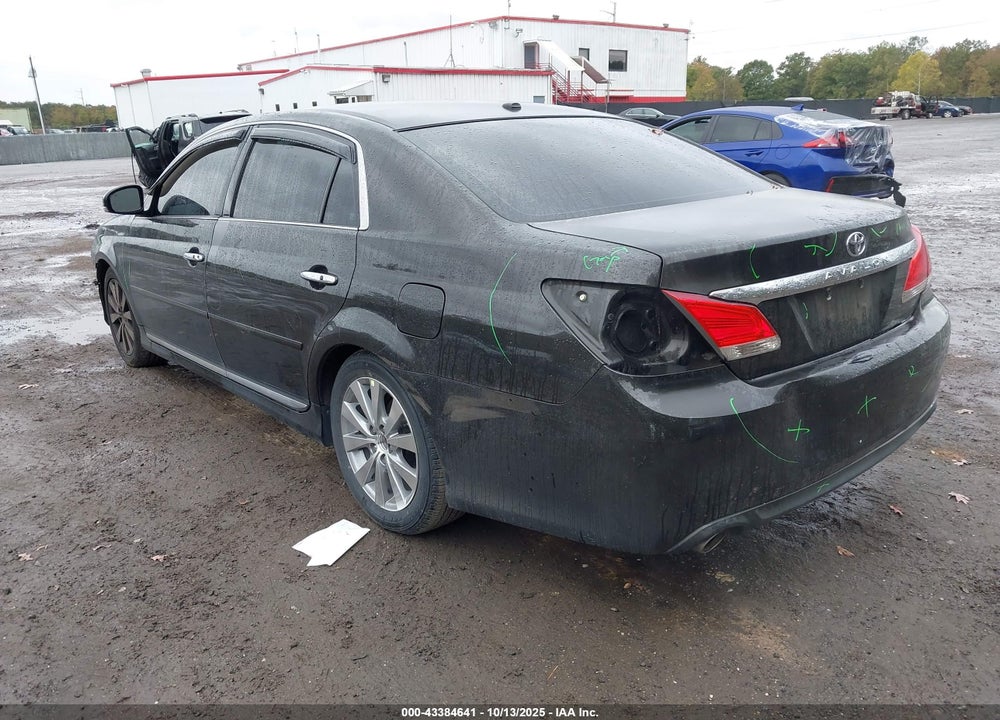 2011 TOYOTA AVALON LIMITED VIN: 4T1BK3DB7BU395043