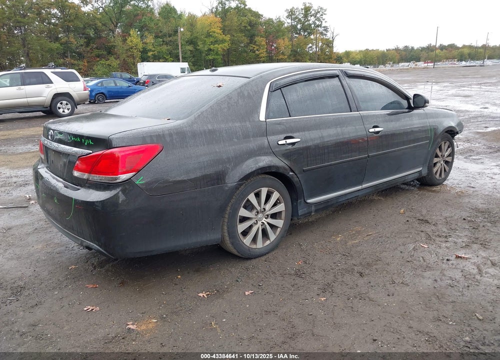 2011 TOYOTA AVALON LIMITED VIN: 4T1BK3DB7BU395043