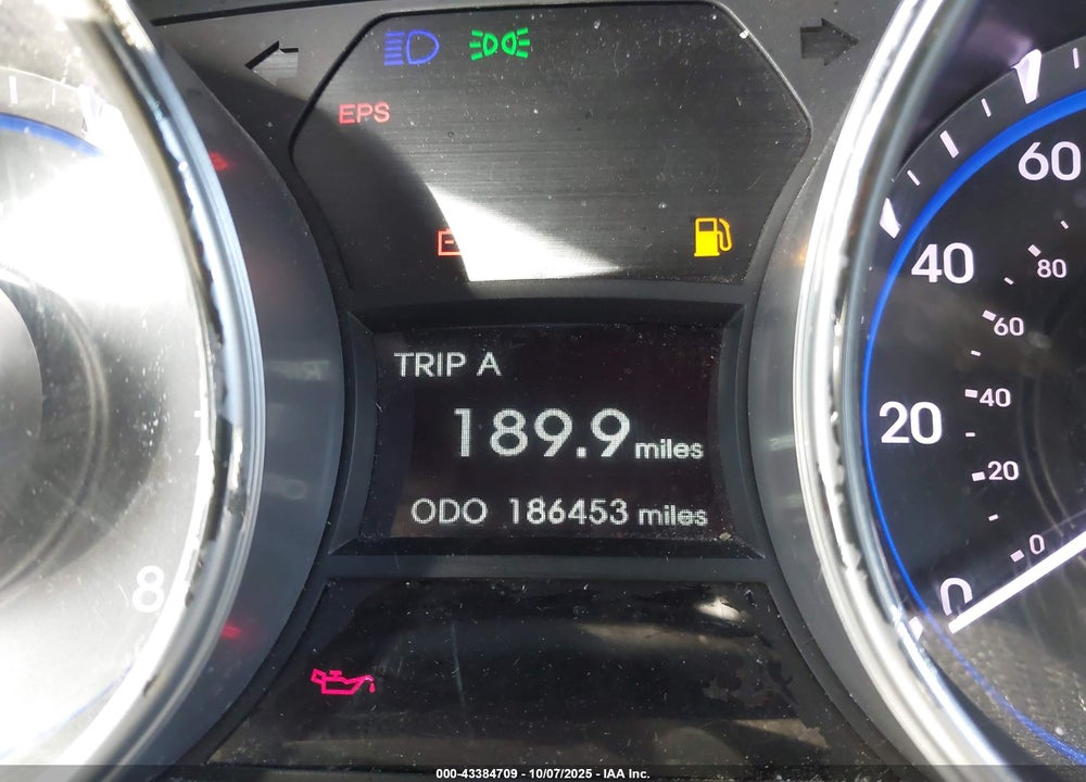 2011 HYUNDAI SONATA GLS VIN: 5NPEB4AC7BH227580