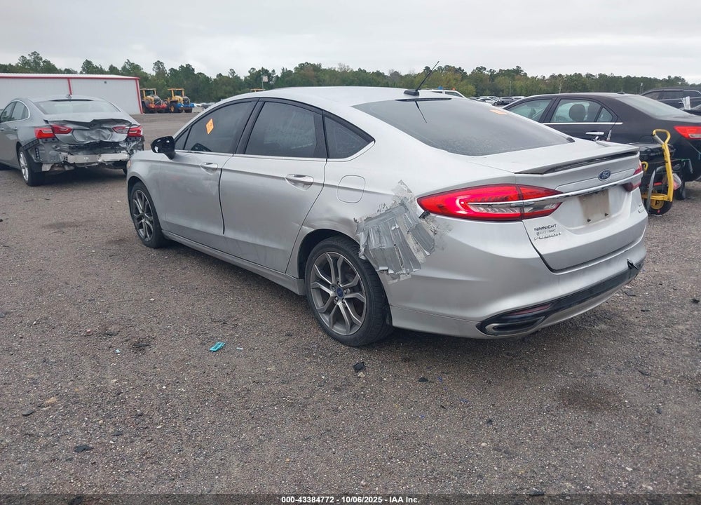 2017 FORD FUSION VIN: 3FA6P0H99HR159058