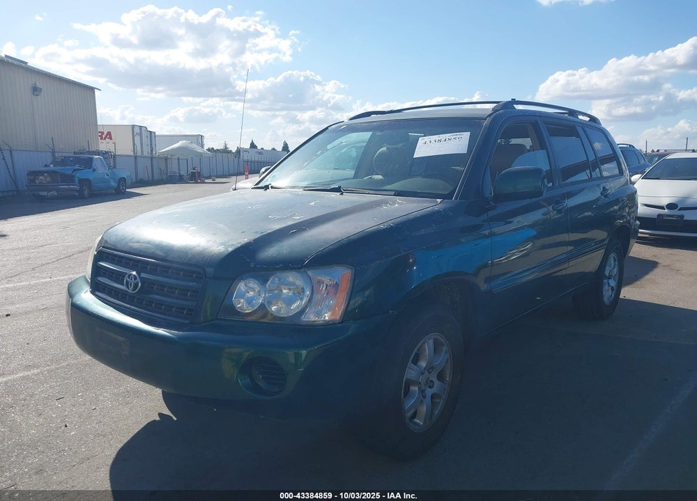 2002 TOYOTA HIGHLANDER VIN: JTEGD21A020042026