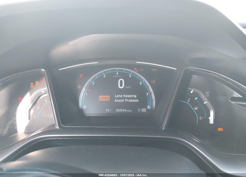 2020 HONDA CIVIC EX-L VIN: SHHFK7H87LU205861
