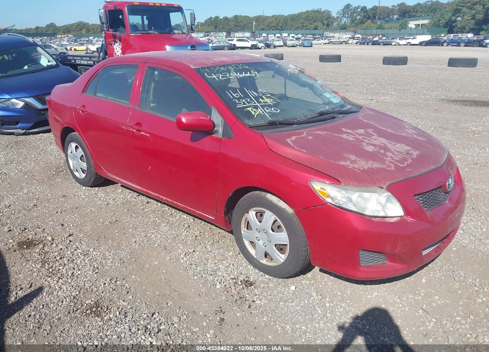 2009 TOYOTA COROLLA LE VIN: JTDBL40E89J051322