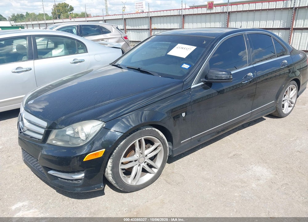 2013 MERCEDES-BENZ C CLASS VIN: WDDGF4HBXDR292953