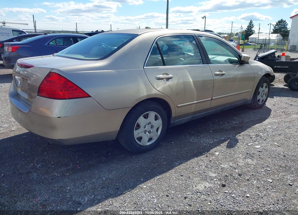 2007 HONDA ACCORD 2.4 LX VIN: 3HGCM56417G704479