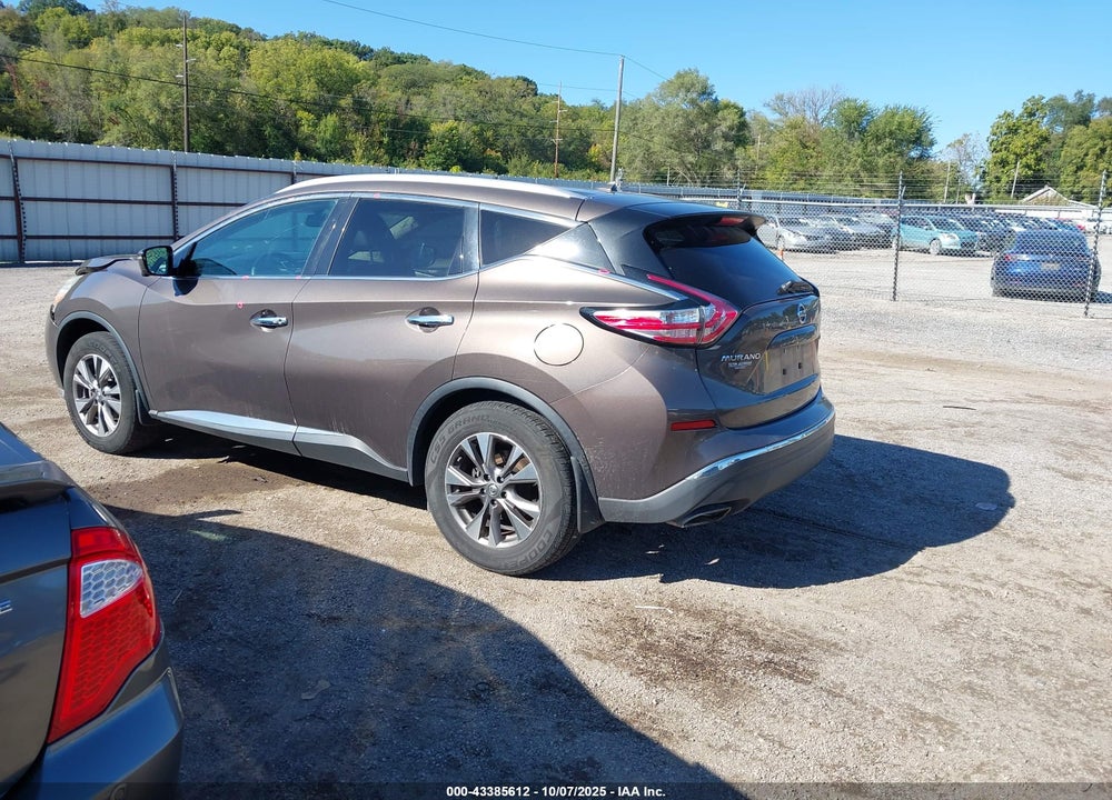2016 NISSAN MURANO SL VIN: 5N1AZ2MH5GN112856