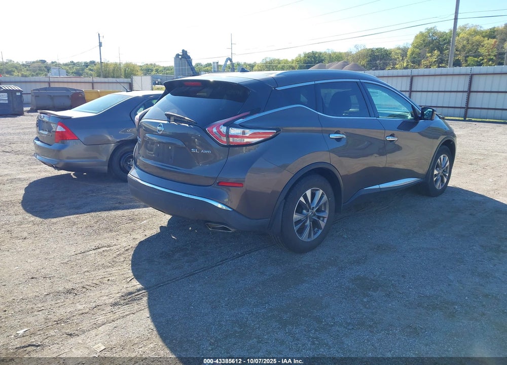 2016 NISSAN MURANO SL VIN: 5N1AZ2MH5GN112856