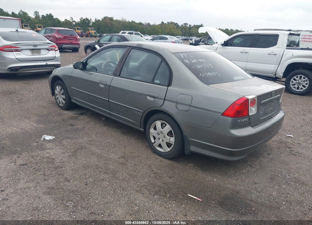 2005 HONDA CIVIC LX VIN: 2HGES16645H630979