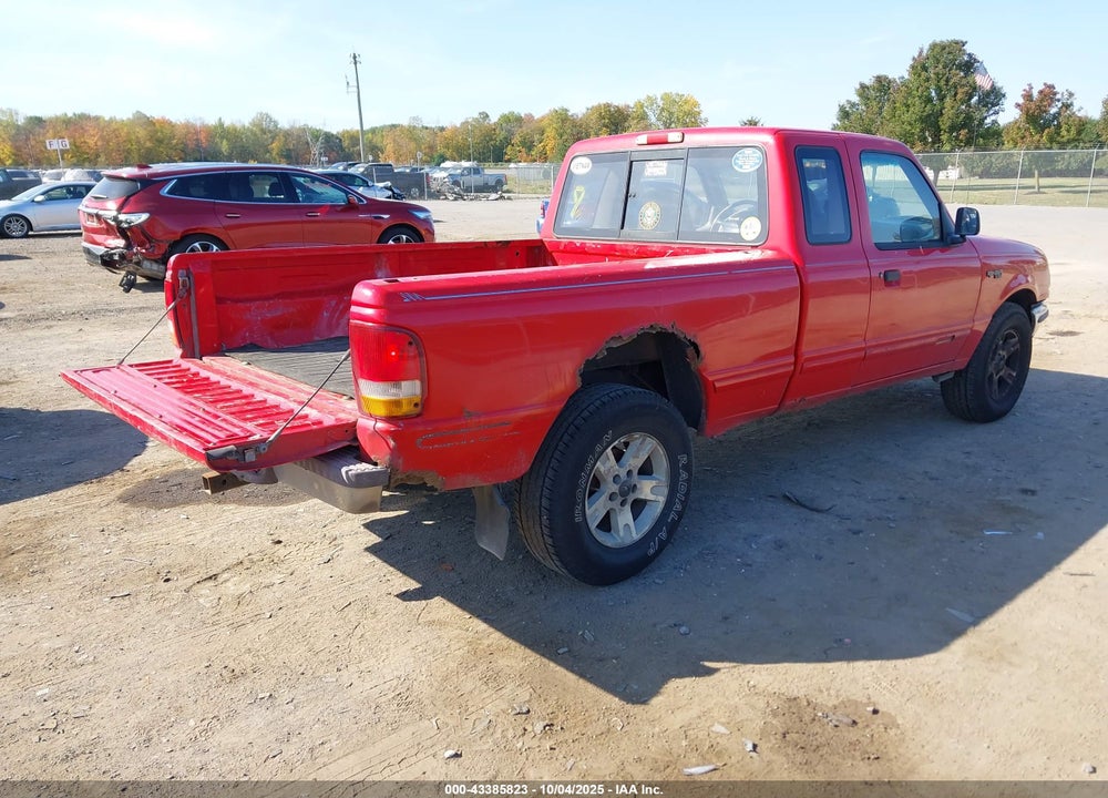 1995 FORD RANGER SUPER CAB VIN: 1FTCR14XXSPA25708
