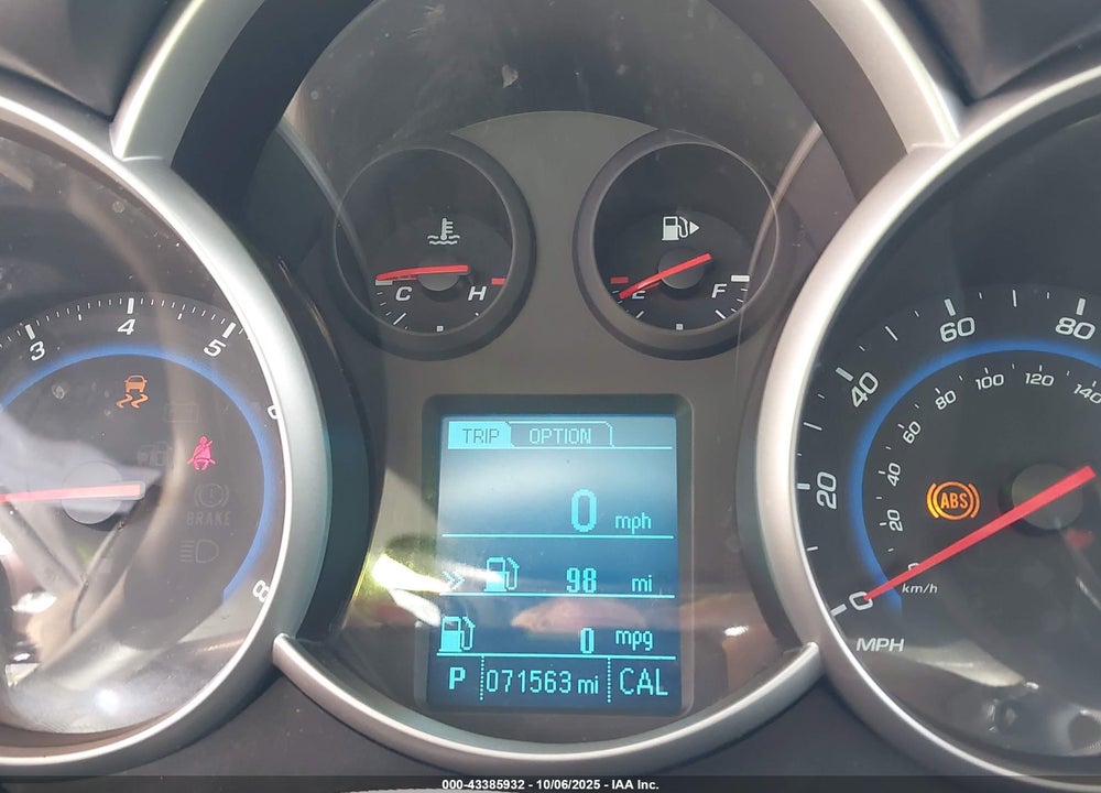 2015 CHEVROLET CRUZE VIN: 1G1PC5SB0F7240658