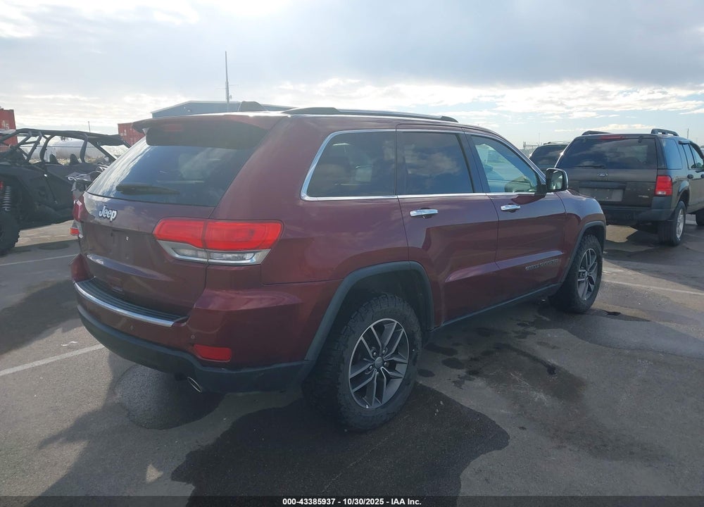 2017 JEEP GRAND CHEROKEE LIMITED 4X4 VIN: 1C4RJFBG3HC824568