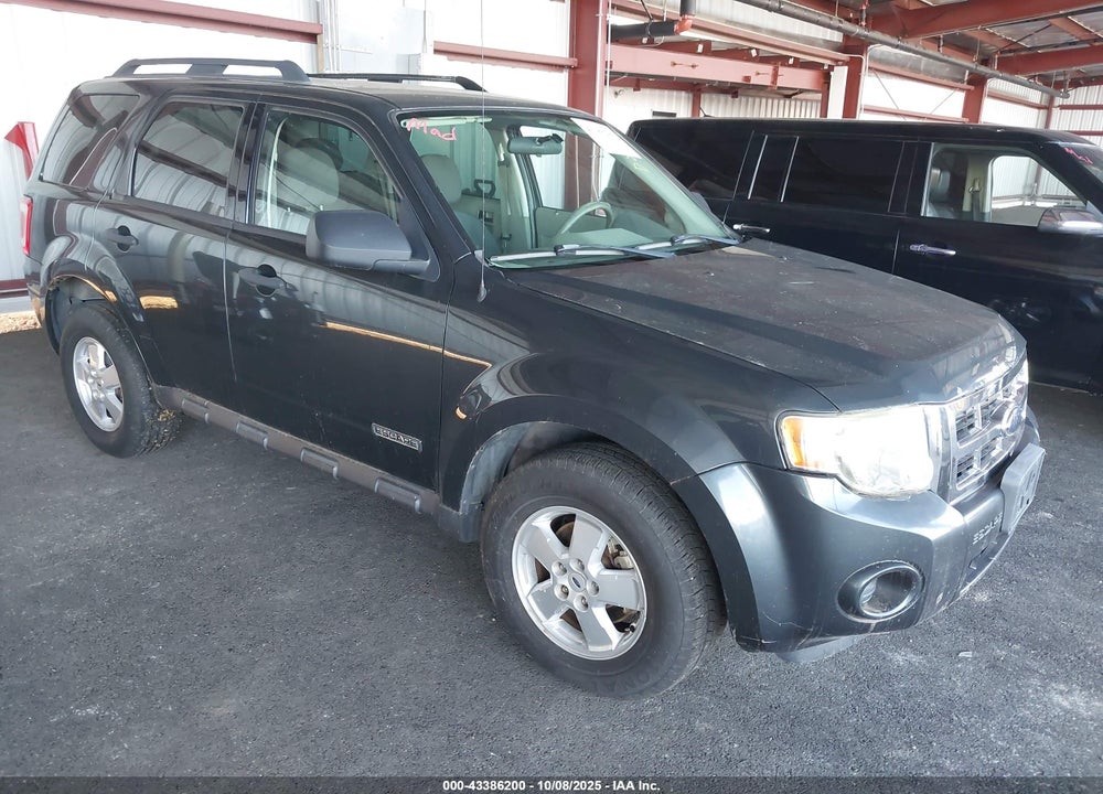 2008 FORD ESCAPE XLS/XLS MANUAL VIN: 1FMCU02ZX8KD57775