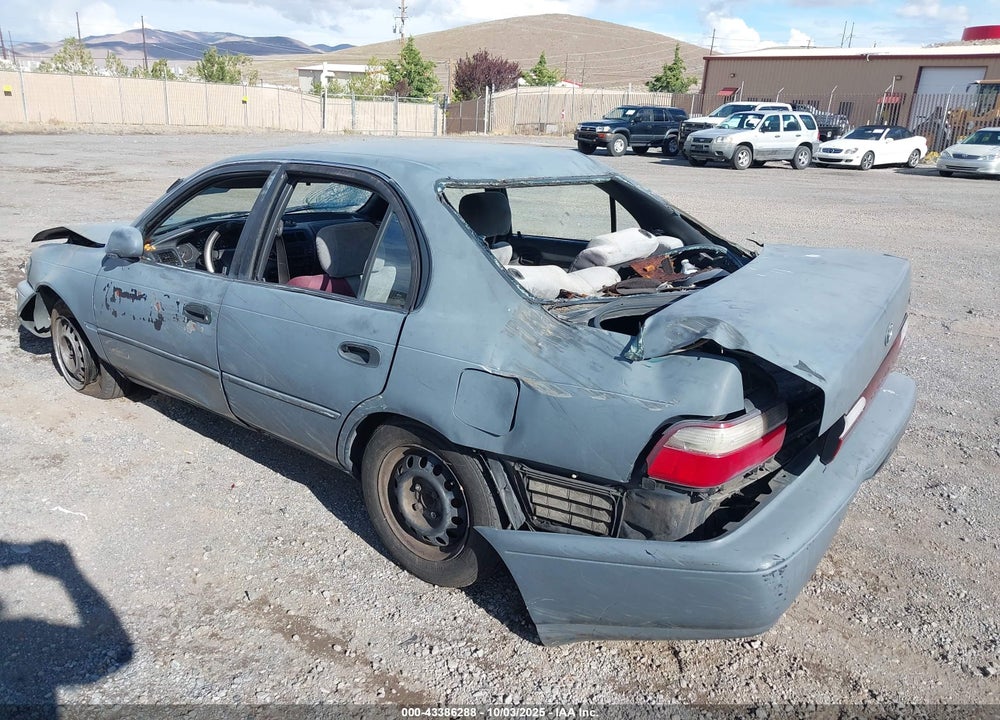 1996 TOYOTA COROLLA DX VIN: 1NXBB02E4TZ396521