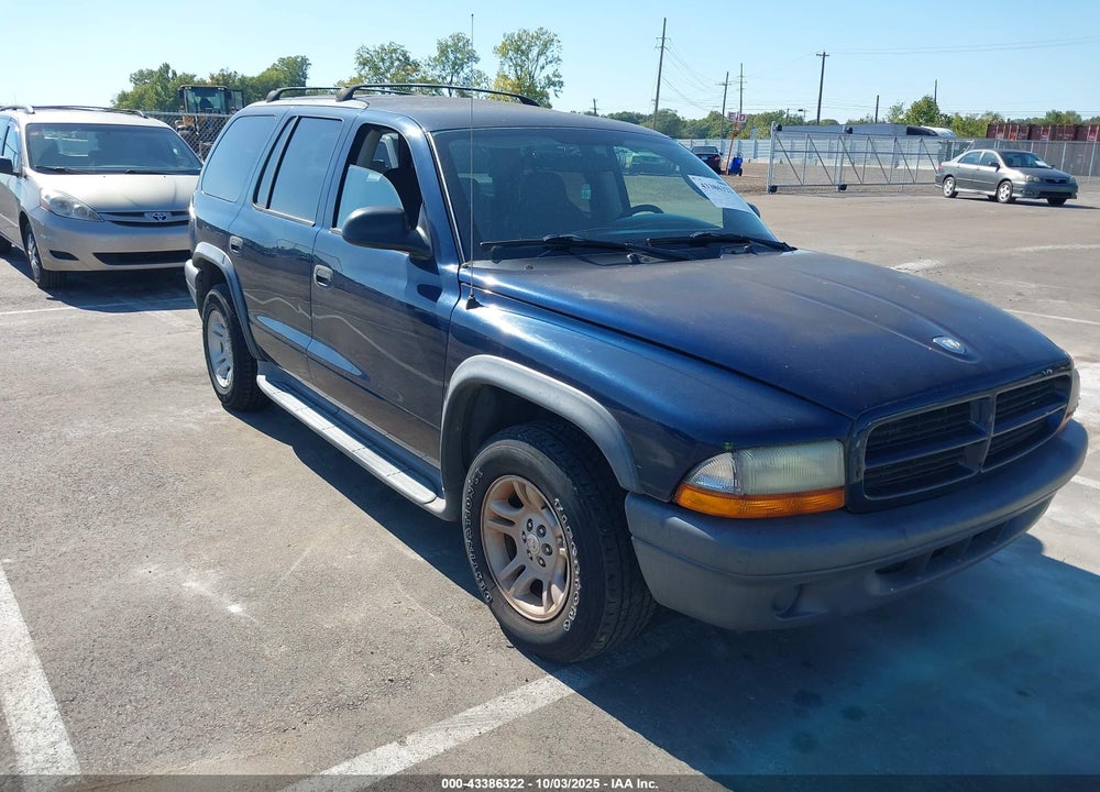 2003 DODGE DURANGO SPORT/SXT VIN: 1D4HR38N23F500336