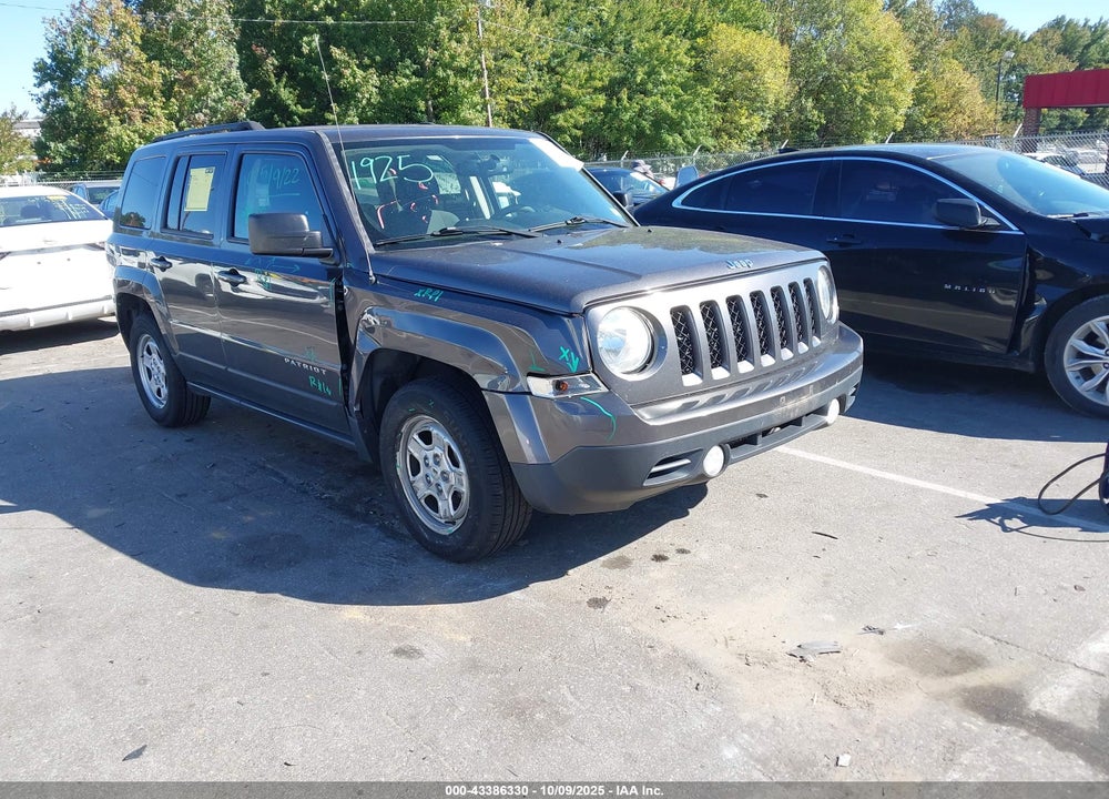 2017 JEEP PATRIOT SPORT FWD VIN: 1C4NJPBA2HD140962