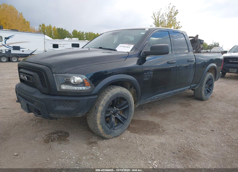 2021 RAM 1500 CLASSIC WARLOCK 4X4 6'4 BOX VIN: 1C6RR7GG2MS523773