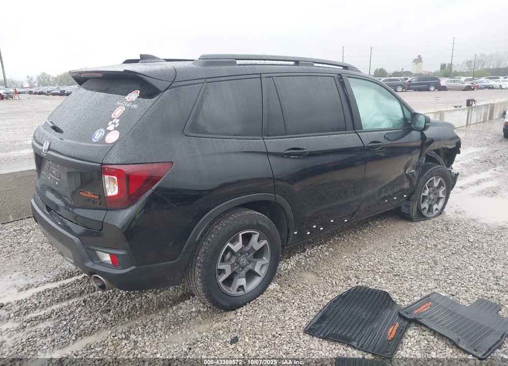 2022 HONDA PASSPORT AWD TRAILSPORT VIN: 5FNYF8H67NB009456