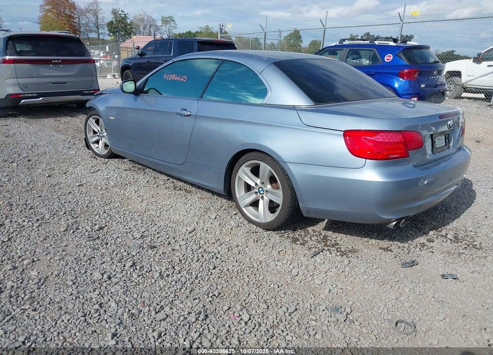 2011 BMW 3 SERIES VIN: WBADW3C52BE538677