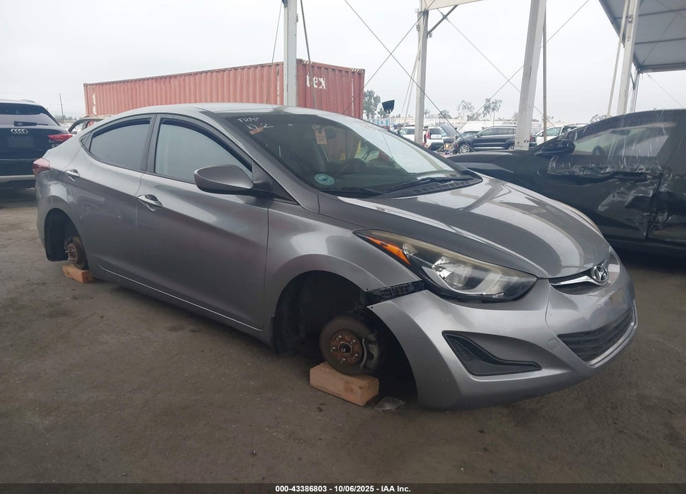 2015 HYUNDAI ELANTRA SE VIN: KMHDH4AE5FU360793
