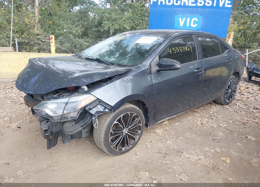 2015 TOYOTA COROLLA S PLUS VIN: 2T1BURHE5FC338655