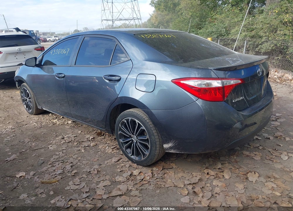 2015 TOYOTA COROLLA S PLUS VIN: 2T1BURHE5FC338655