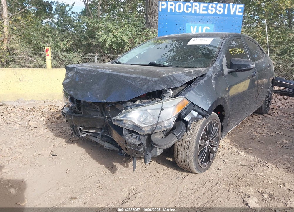 2015 TOYOTA COROLLA S PLUS VIN: 2T1BURHE5FC338655