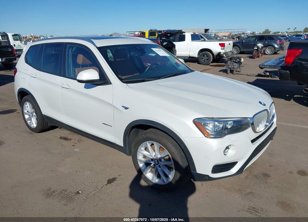 2017 BMW X3 XDRIVE28I VIN: 5UXWX9C3XH0T19402