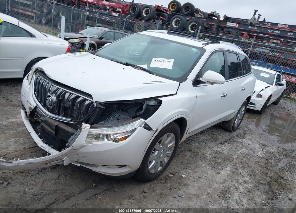 2017 BUICK ENCLAVE LEATHER VIN: 5GAKRBKD8HJ320698