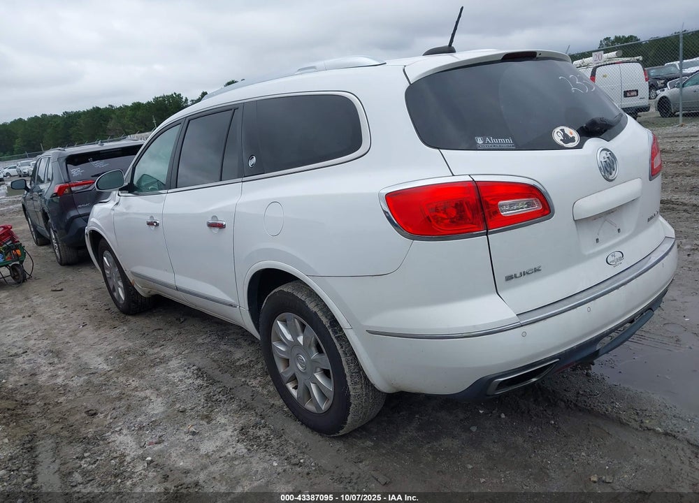 2017 BUICK ENCLAVE LEATHER VIN: 5GAKRBKD8HJ320698