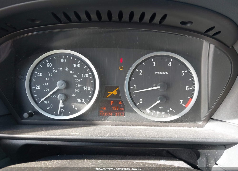 2007 BMW 5 SERIES VIN: WBANB535X7CP07312