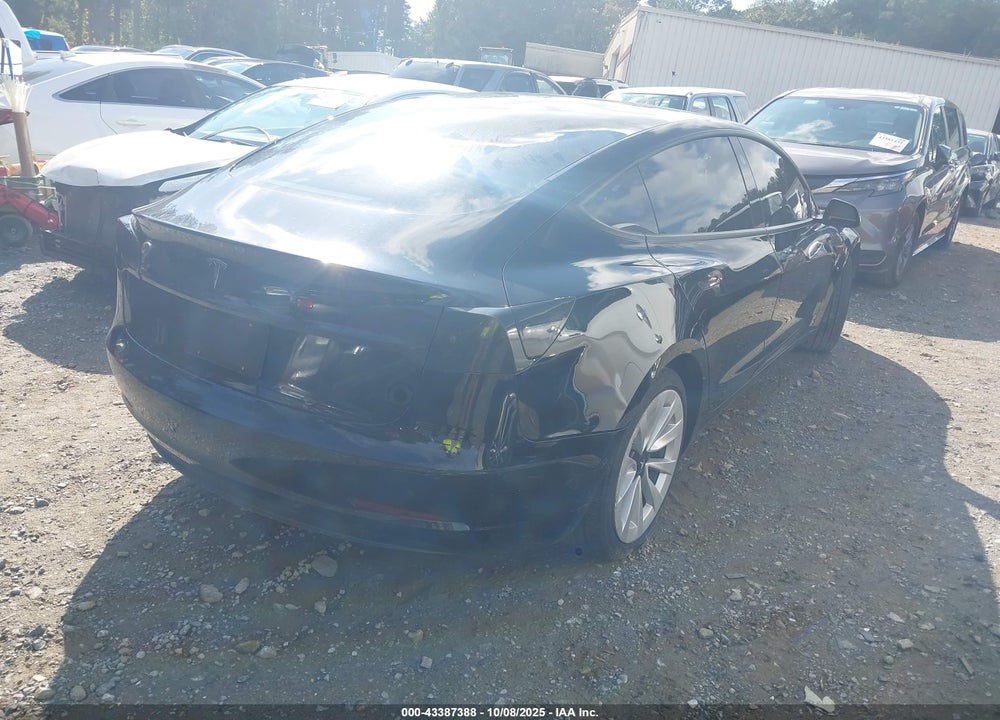 2022 TESLA MODEL 3 REAR-WHEEL DRIVE VIN: 5YJ3E1EAXNF186628