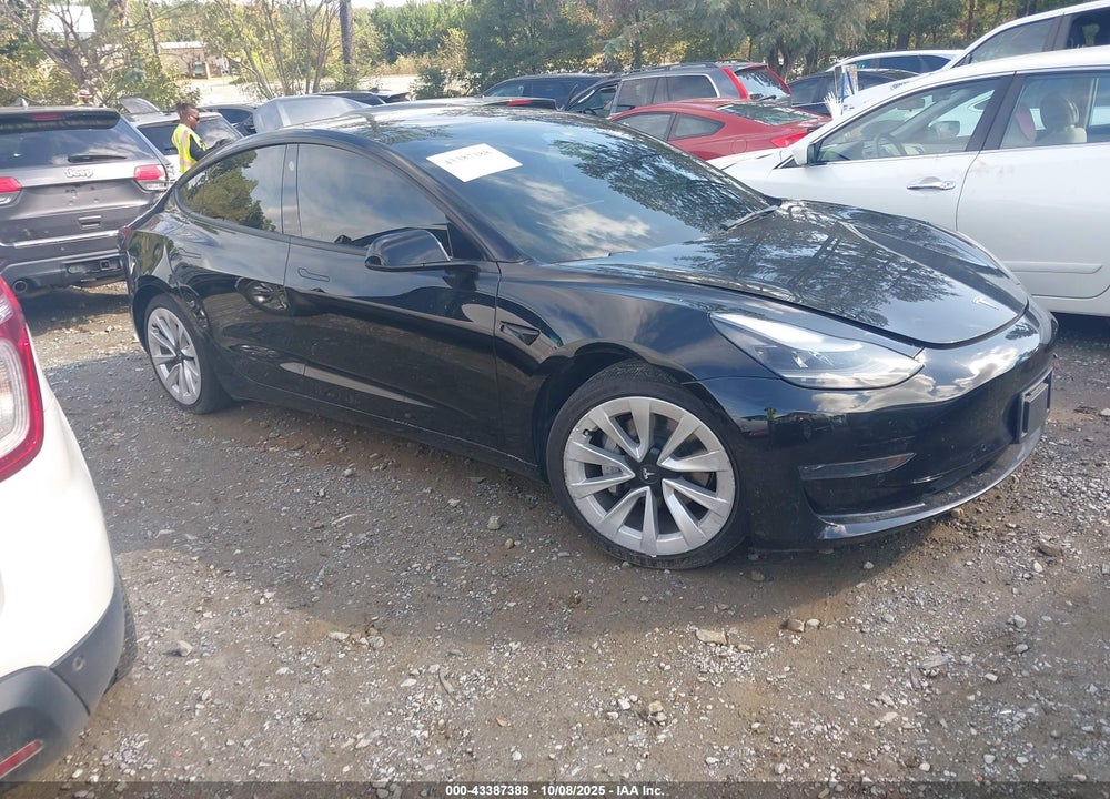 2022 TESLA MODEL 3 REAR-WHEEL DRIVE VIN: 5YJ3E1EAXNF186628