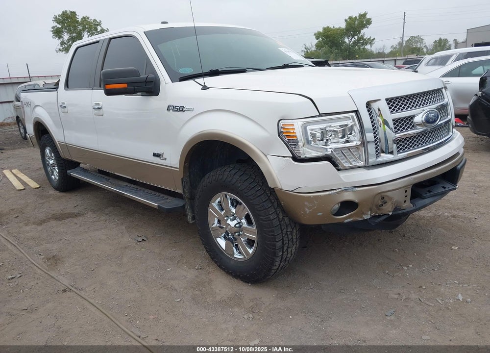 2011 FORD F-150 LARIAT VIN: 1FTFW1E61BFA56394
