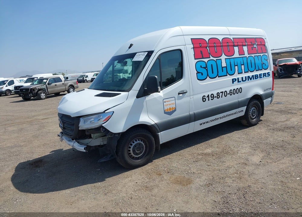2021 MERCEDES-BENZ SPRINTER 2500 STANDARD ROOF I4 DIESEL VIN: W1Y4DBHY4MT063937