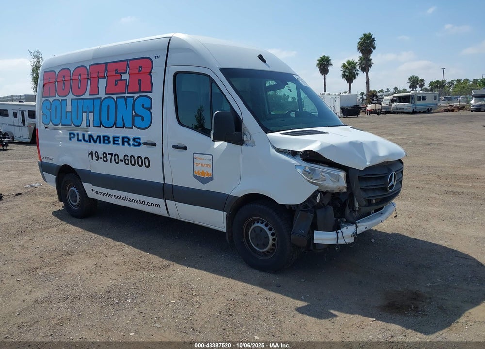 2021 MERCEDES-BENZ SPRINTER 2500 STANDARD ROOF I4 DIESEL VIN: W1Y4DBHY4MT063937