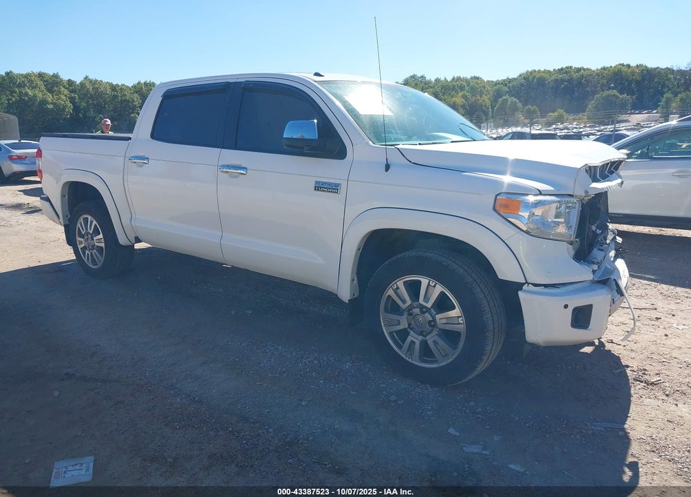 2016 TOYOTA TUNDRA PLATINUM 5.7L V8 VIN: 5TFAW5F15GX544480