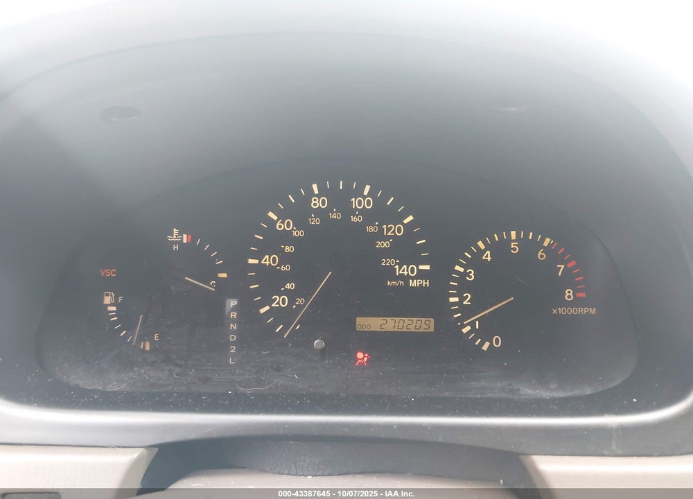 2002 LEXUS RX 300 VIN: JTJGF10U020127238