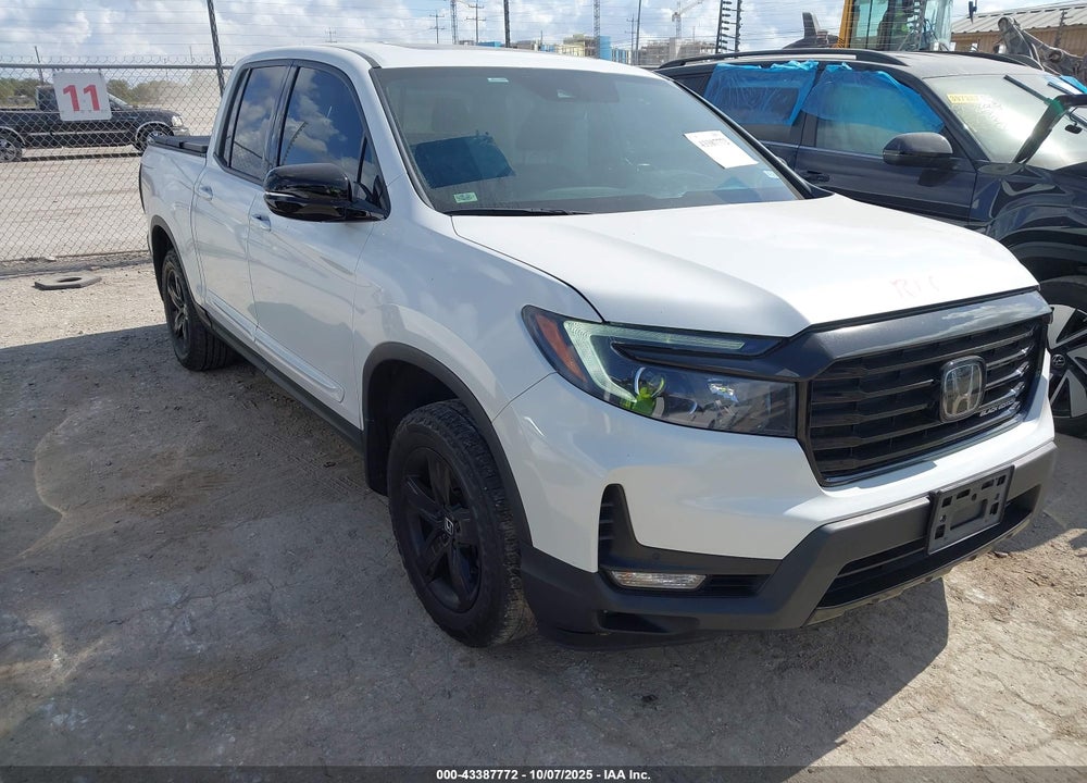 2022 HONDA RIDGELINE BLACK EDITION VIN: 5FPYK3F87NB038465