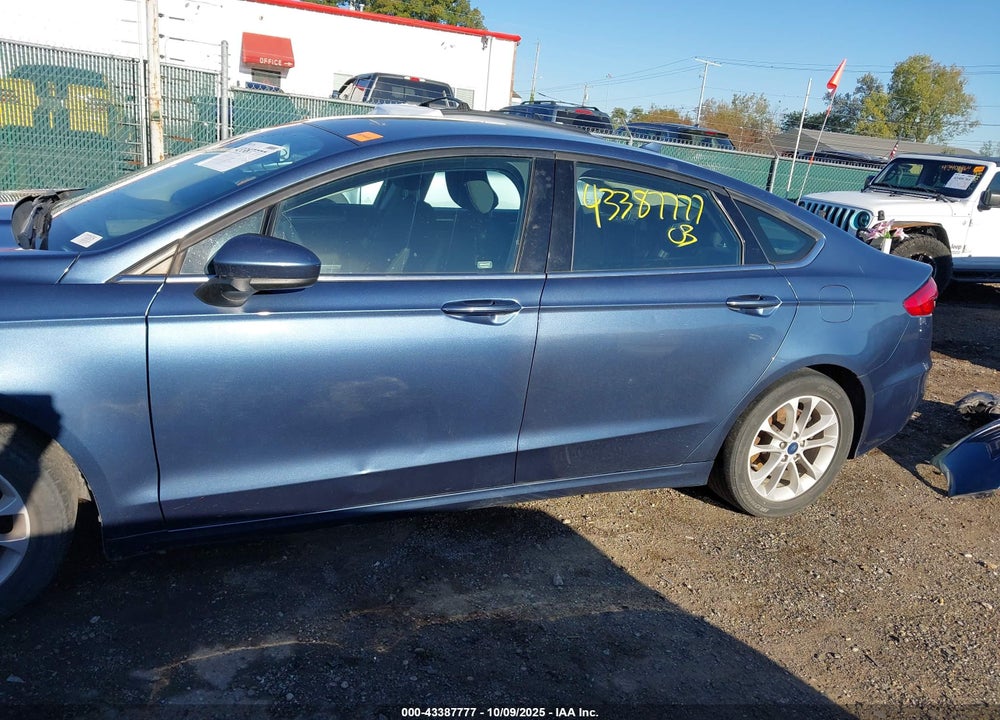2019 FORD FUSION VIN: 3FA6P0HD2KR275312