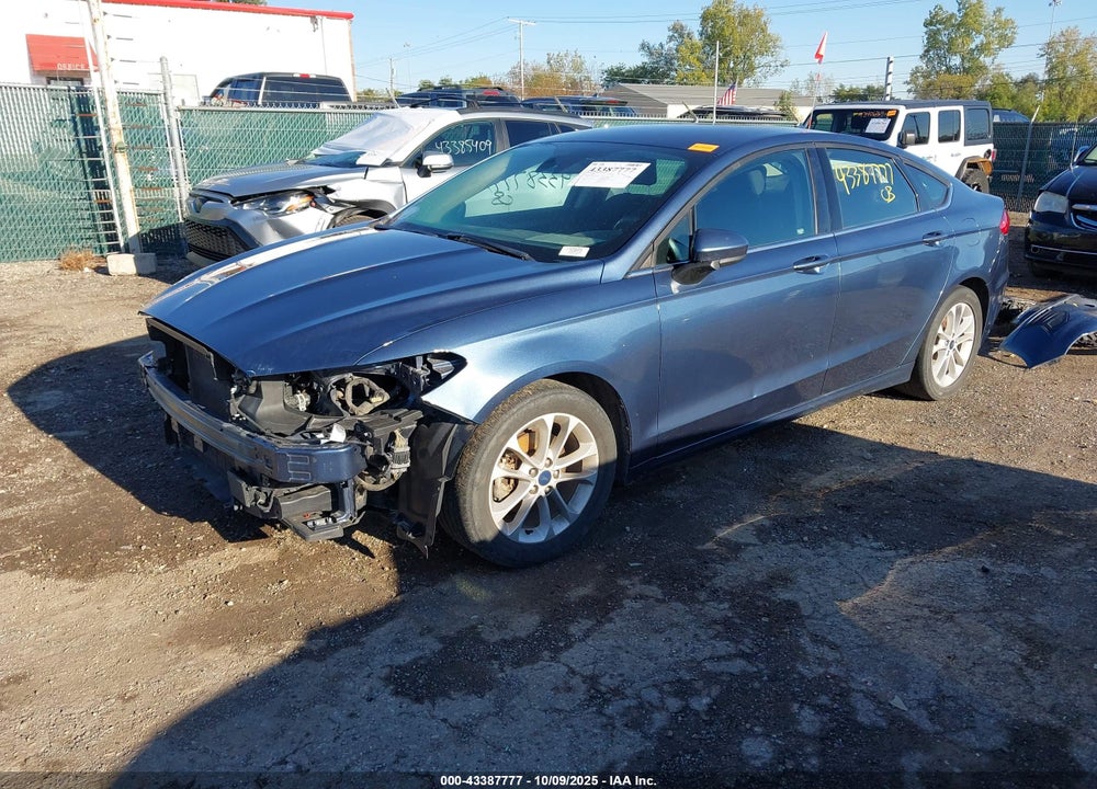 2019 FORD FUSION VIN: 3FA6P0HD2KR275312