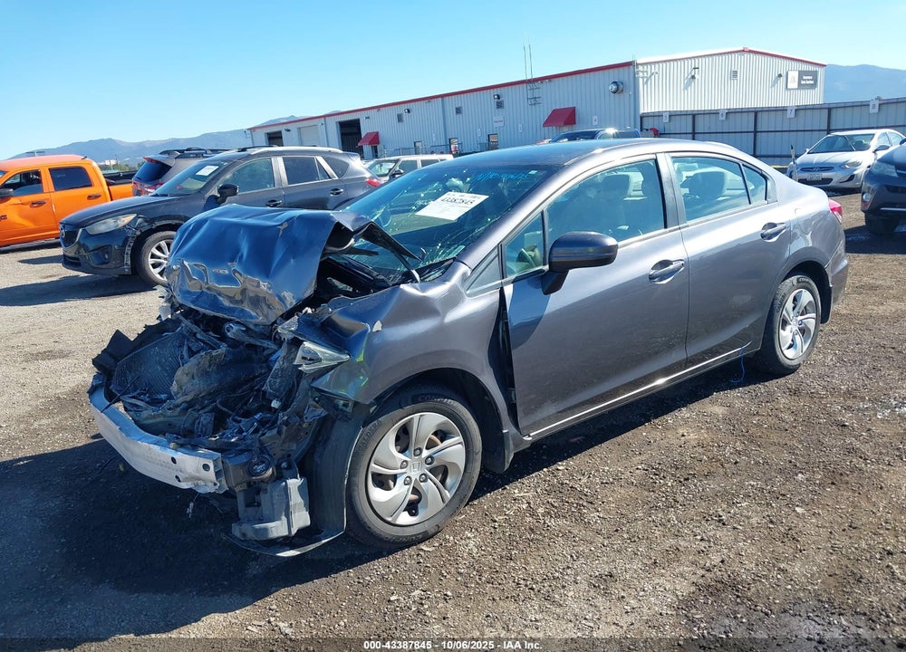 2014 HONDA CIVIC LX VIN: 2HGFB2F57EH552859